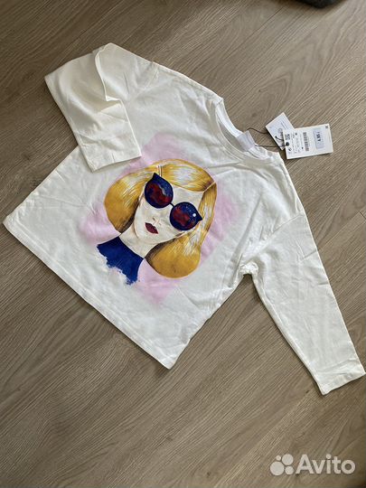 Новая кофта/лонгслив Zara, 122 см
