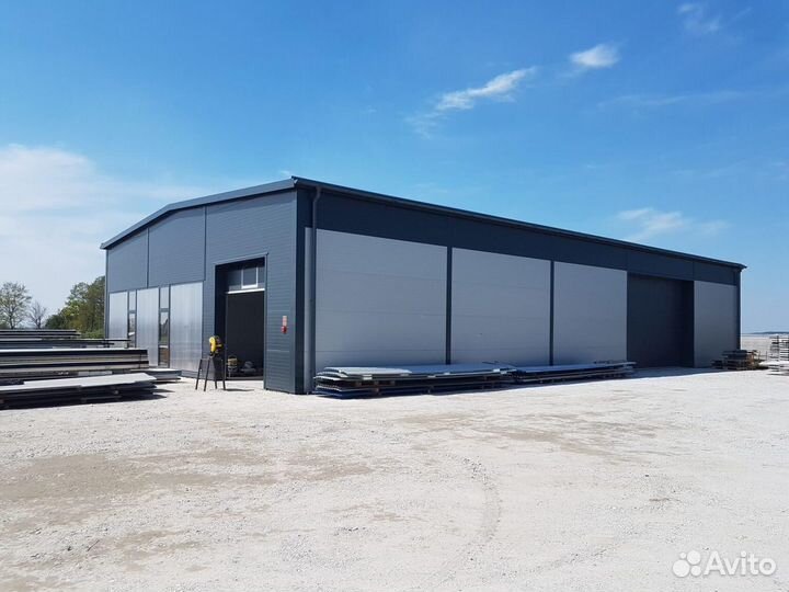 Ангары из сэндвич панелей и сто