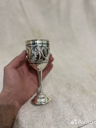Серебряные рюмки и стопки