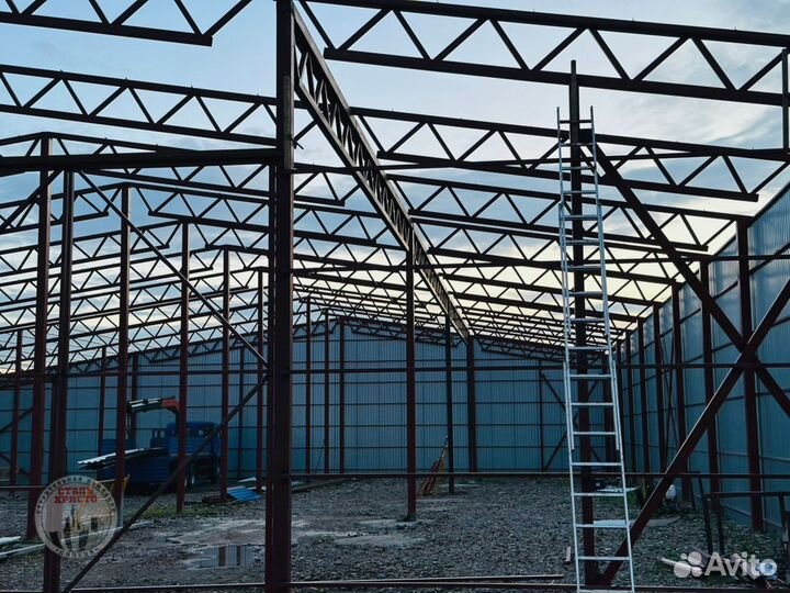 Быстровозводимый ангар под ключ