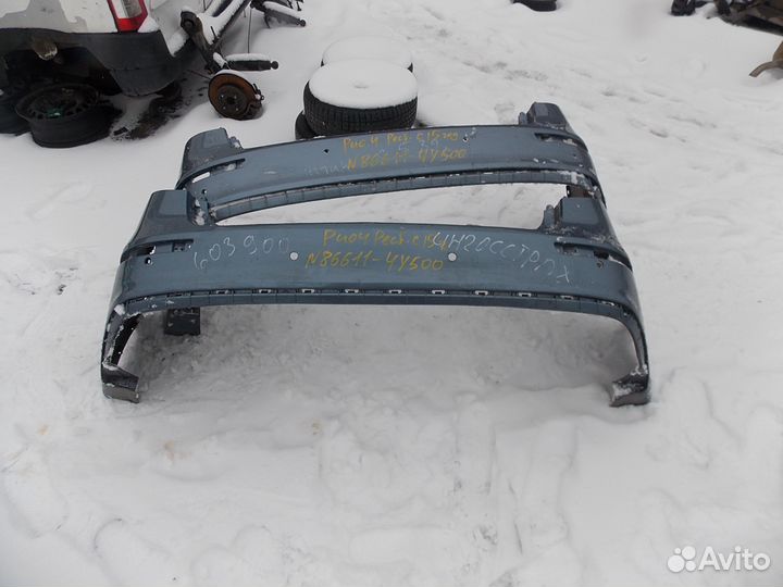 Kia Rio 4 рестайлинг бампер передний задний