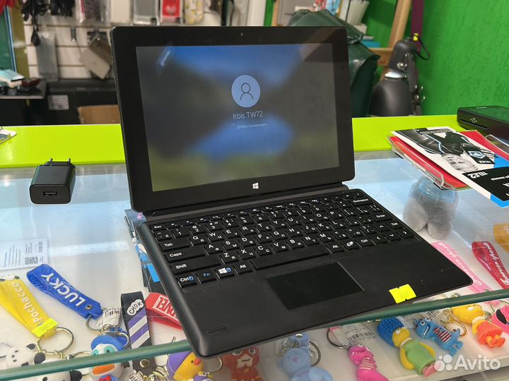 Планшет с клавиатурой на Windows irbis