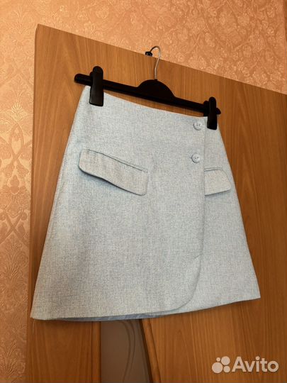 Твидовая юбка мини