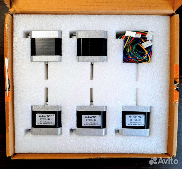 Шаговый двигатель nema 17 Hanpose (17HS4401)