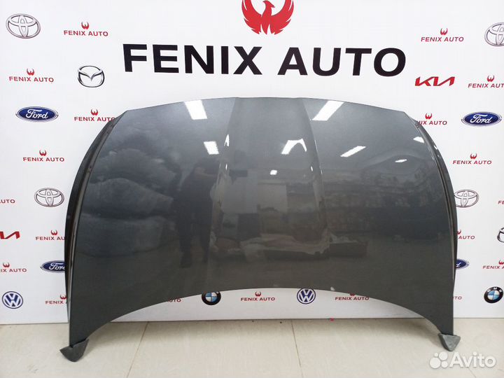 Капот крашеный Hyundai Solaris 10-14 Серый Тайвань