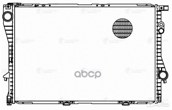 Радиатор охл. BMW 5 (E39) (95) G M/A (LRc 2610