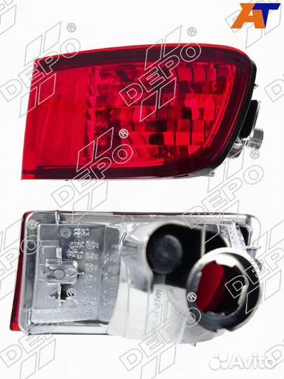 Фонарь в задний бампер toyota land cruiser prado