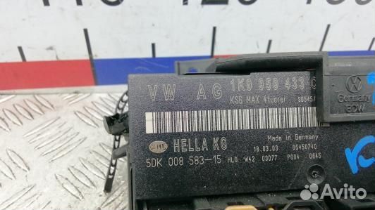 Блок комфорта volkswagen touran (1T1, 1T2) (2BR08M