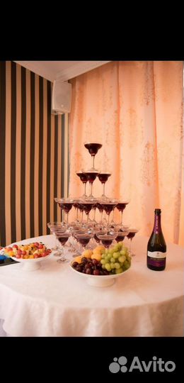 Бокалы пирамида 24 штуки для свадьбы банкета