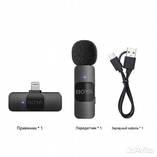 Микрофон петличный boya WM-3 для Айфон