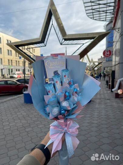 Шоколадный букет на день рождения, свадьбу, юбилей