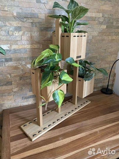 Деревянные кашпо