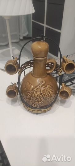 Кувшин с рюмками подарочный(графин для вина)