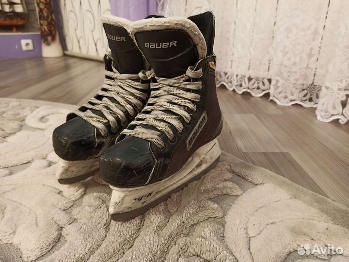 Хоккейные коньки bauer 33.5 размер