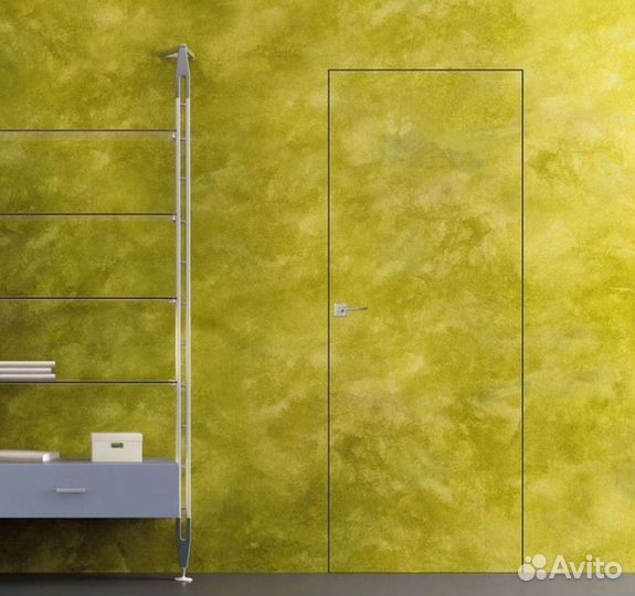 Межкомнатная скрытая дверь под отделку