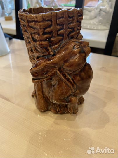 Карандашница Заяц СССР для реставрации