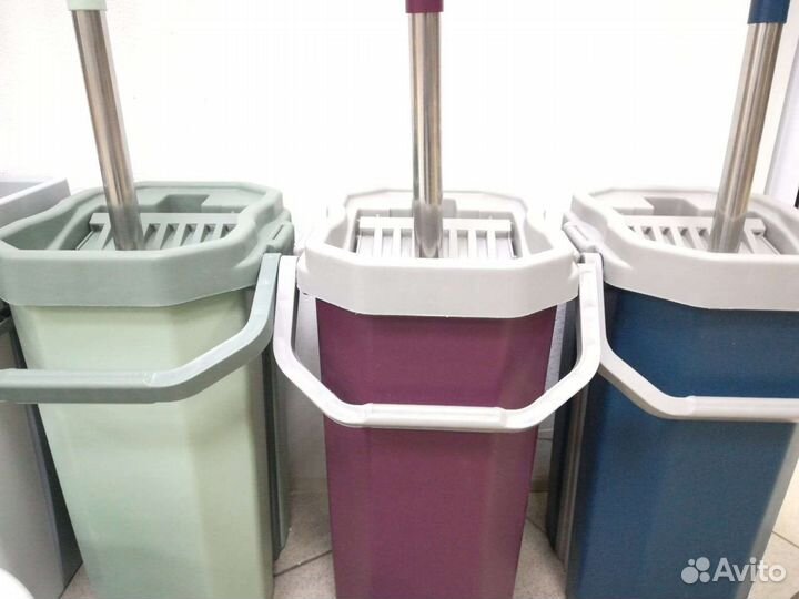 Швабра с отжимом и ведром Mop