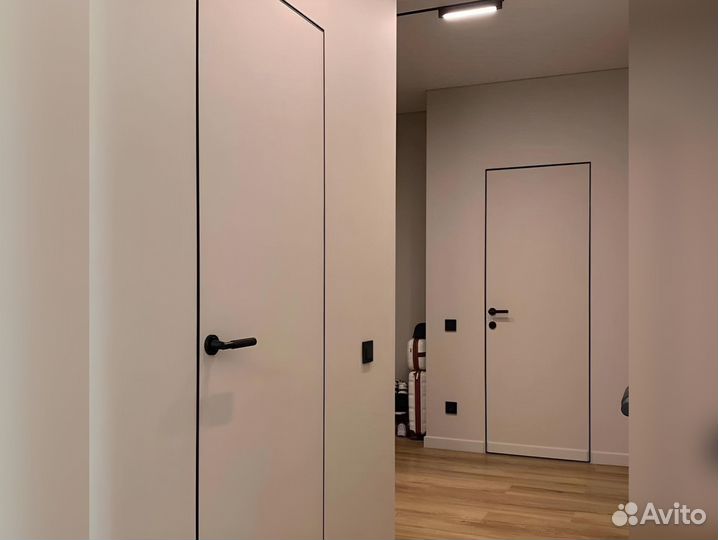 Двери межкомнатные скрытого монтажа invisible