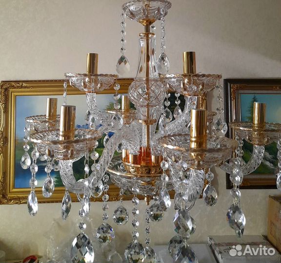Люстра хрустальная новая /390512/9