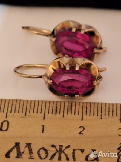 Серьги серебряные СССР