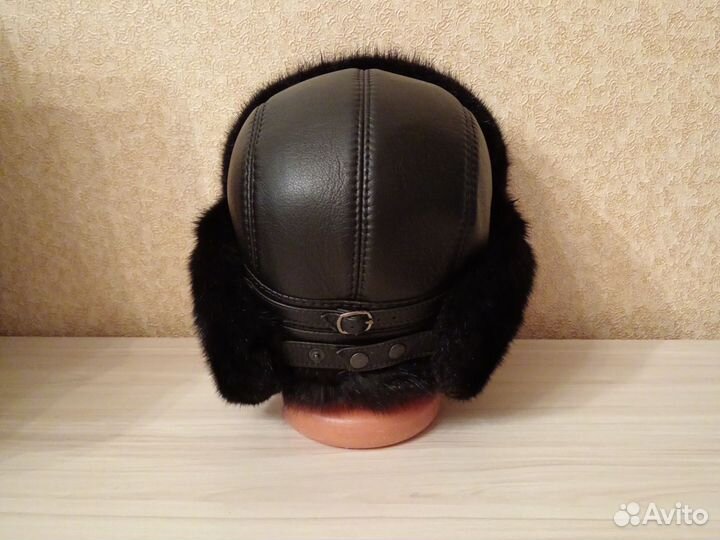 Шапка ушанка мужская меховая