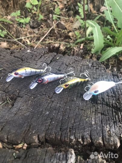 Воблеры на голавля ZipBaits Rigge 35 SS набор 4 шт