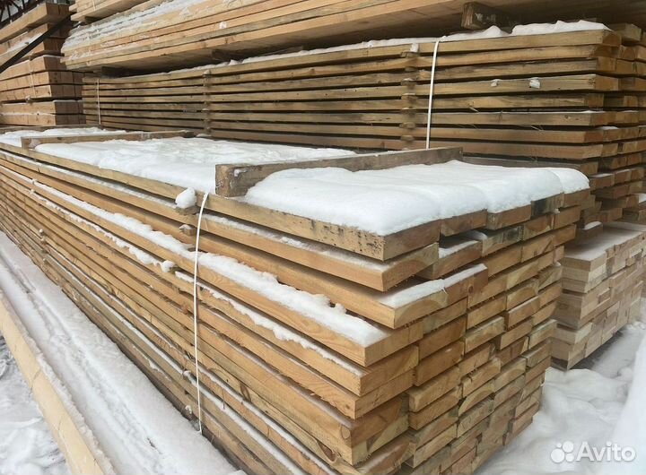 Доска обрезная 25х100х6000мм от производителя