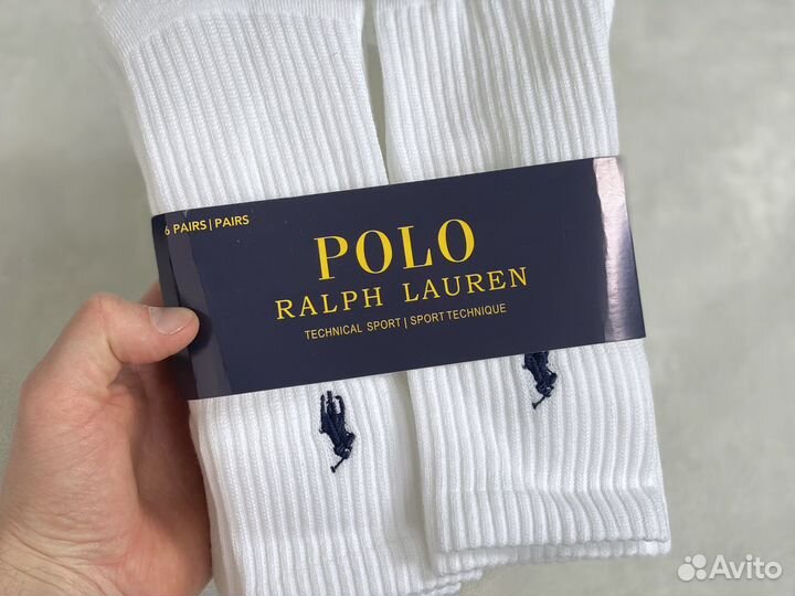 Носки Polo Ralph Lauren белые