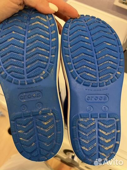Резиновые сапоги crocs j1 б/у