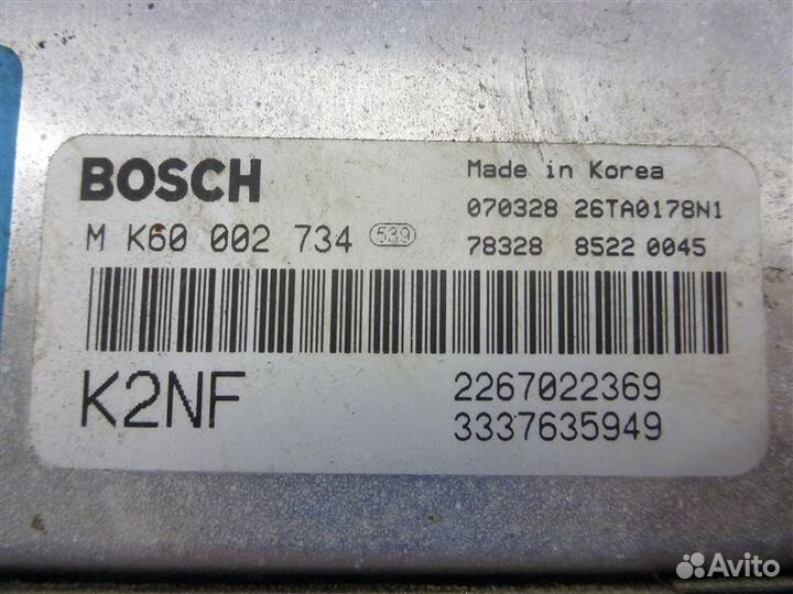 Блок управления АКПП Kia Spectra SD S6D 2007