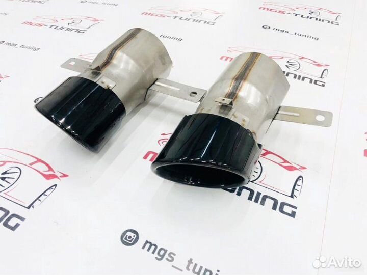 Насадки на выхлоп w177/118 Style 35 AMG Black