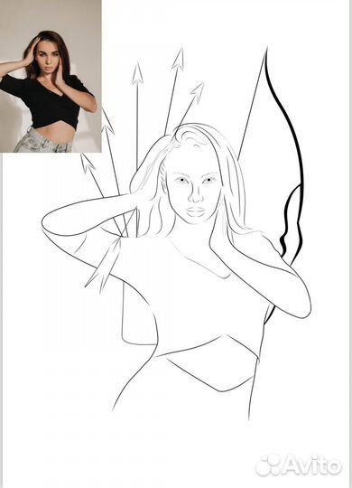 Вектор в подарок (печать гравировка или портрет)