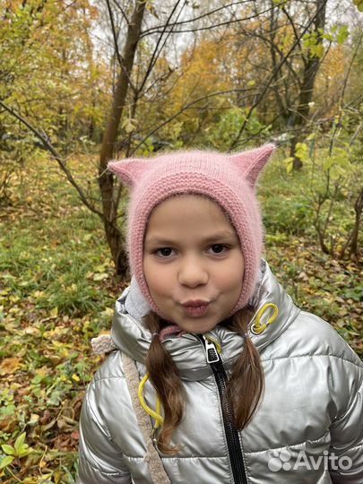 Шапка женская с ушками