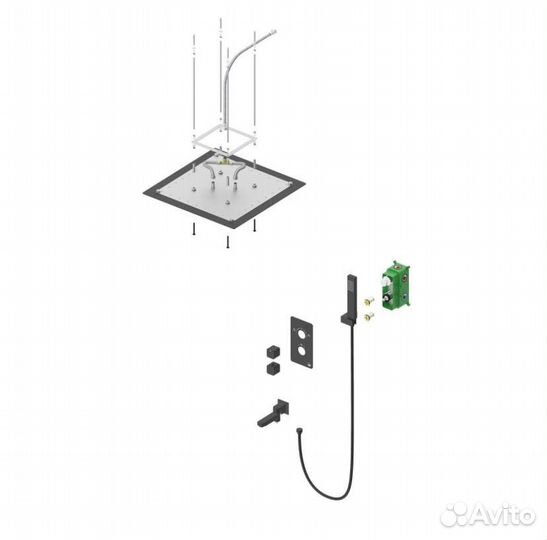 Душевая система встроенная Petruma SX-5019/03SM