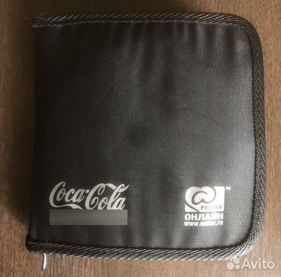 Сумка футляр чехол органайзер для дисков Coca-Cola
