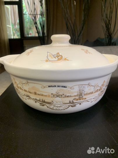 Кастрюля керамическая жаропрочная