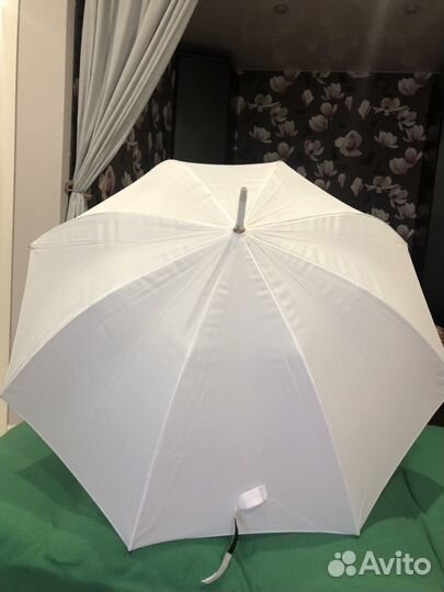 Зонт белый свадебный