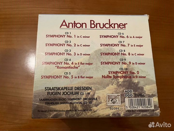 Bruckner Symphonies (complete) Staatskapelle Dresd