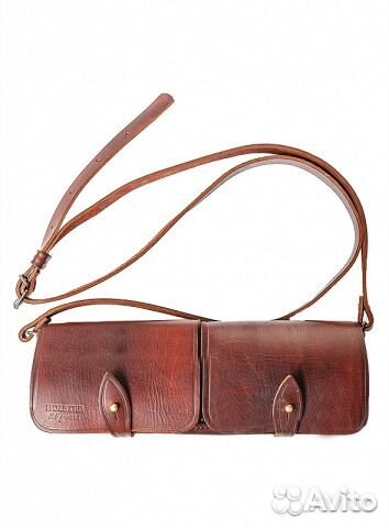 Патронташ двухрядный 24 патрона кожа