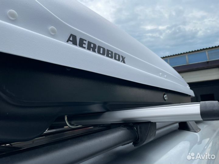 Автобокс Aerobox 470л белый на Лада Ларгус