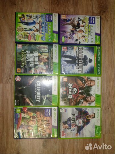 Диски на Xbox 360