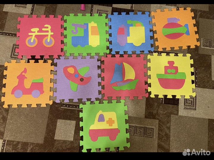 Мягкий пазл напольный
