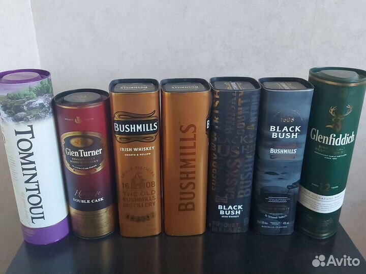 Коробки от виски и коньяка