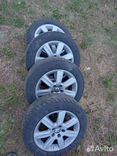 Диски для Фольксваген Поло с шинами Sava Eskimo