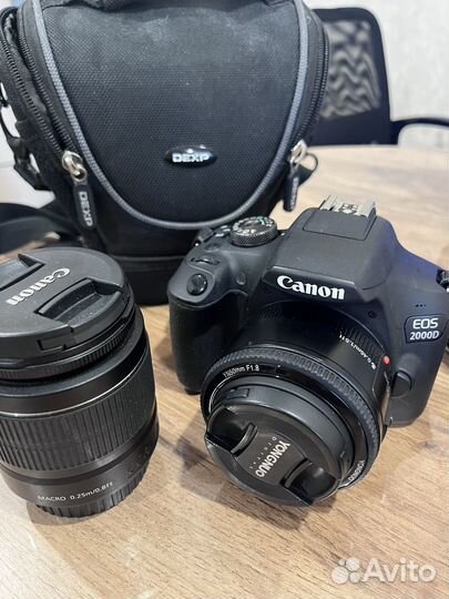 Аренда Зеркальный фотоаппарат canon eos 2000d