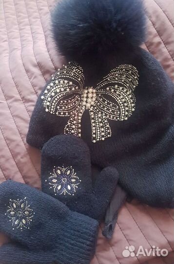 Комплект шапка, шарф chobi