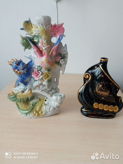 Ночной светильник драконы и бутылка