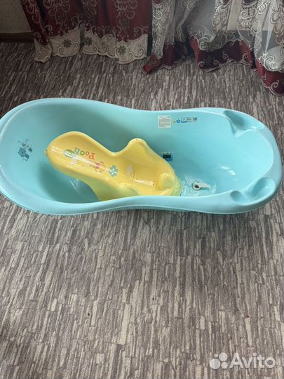 Ванночка для купания с горкой