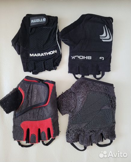 2 пары перчаток Atemi для фитнеса, велосипеда, р М