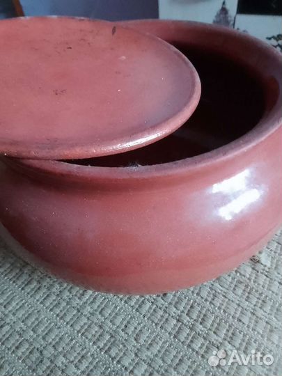 Глиняный горшок для запекания